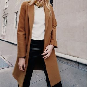 🍁Zara lapel coat gently used🍁